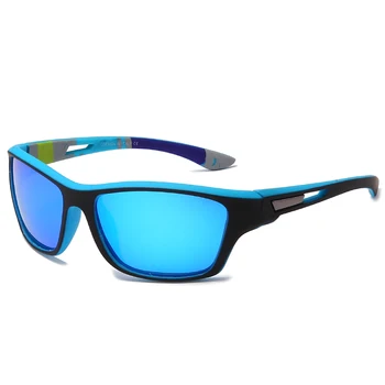 Marka Yeni Erkekler Kare Polarize Güneş Gözlüğü Vintage Erkekler Kaplama Sürüş güneş gözlüğü UV400 Shades Gözlük oculos gafas de sol  10