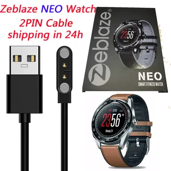 Zeblaze NEO akıllı saat orijinal şarj aleti kablosu 2pin Manyetik Güç USB Güç şarj kabloları akıllı aksesuar yeni kaliteli  10