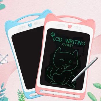 12 İnç Çocuk LCD yazma tableti El Yazısı Pad Büyük Boy Doodle Kurulu Ekran Kilidi ile Taşınabilir Çizim  5