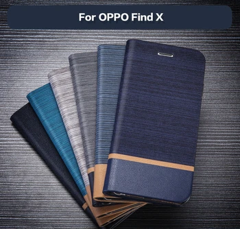 Iş Deri telefon kılıfı İçin OPPO Find X cüzdan kılıf Kılıf arka kapak İçin OPPO Find X silikon kılıf  10
