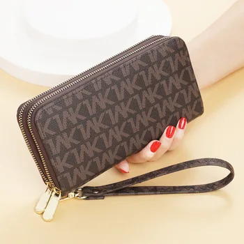 Yeni Cüzdan Kadınlar için Lüks el çantası Uzun Fermuarlı bozuk para çantaları Kadın Para Çantası Moda Cüzdan kart tutucu Kız Dropship  5