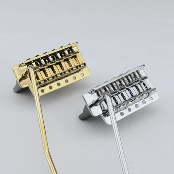 【Made in Korea】 1 Takım Vintage Stil Elektro Gitar Tremolo Köprü ( #1172 ) Altın / Krom Aksesuarları  5
