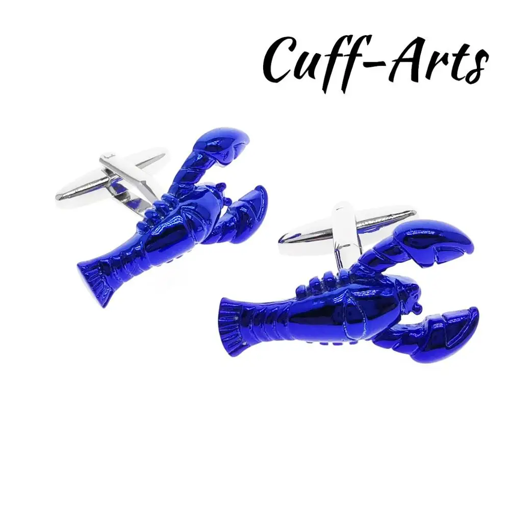 Cuffarts C10625 tarafından Erkekler için Mavi Istakoz Kol Düğmeleri Hediyeler