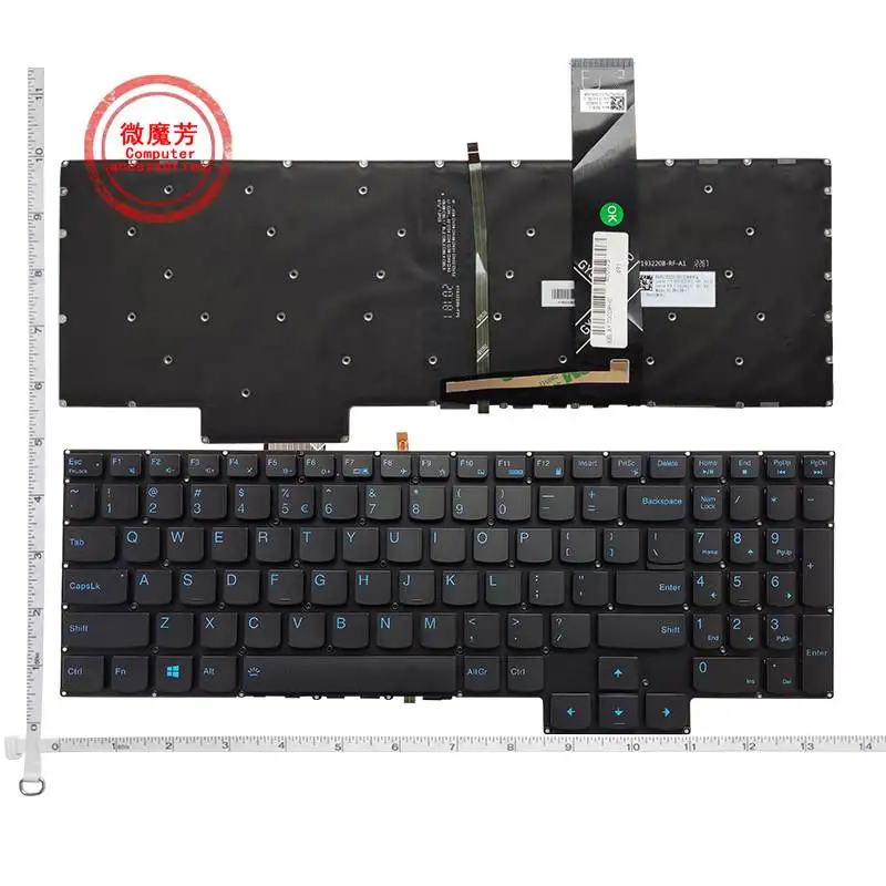 ABD Laptop Klavye İçin Lenovo IdeaPad Oyun 3-15IMH05 15ARH05 15ACH GY530 GY550 GY570 Y7000 2020 Arkadan Aydınlatmalı YENİ