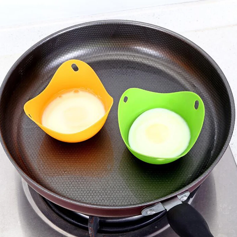 4 adet / 1 adet Yumurta Pişiriciler Silikon yumurta pişiricisi mutfak gereçleri Gözleme Tencere Bakeware Buhar yumurta Tabağı Tepsi Sağlıklı Yumurta Gözleme