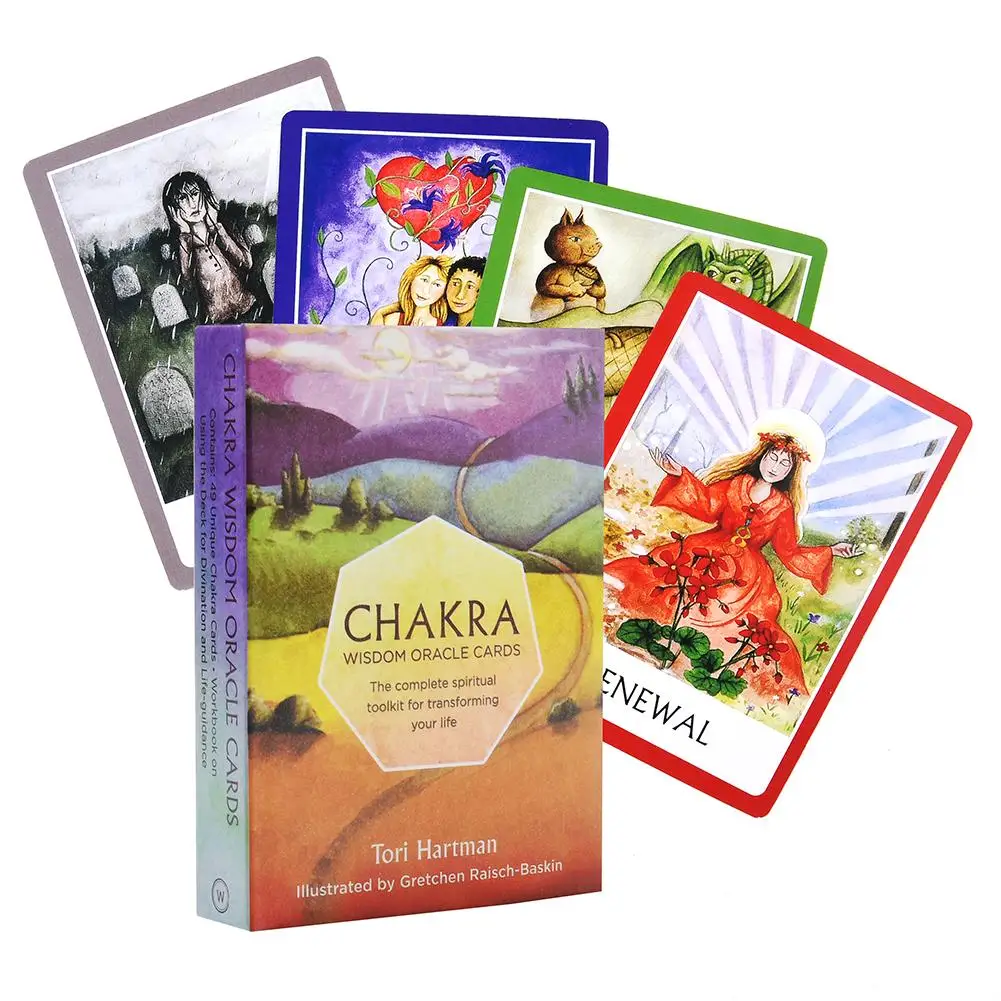 ÇAKRA Tarot Kartı PDF Oracle Kartları gizemli kehanet kader oyun oynamak kadınlar kızlar için kart oyunu masa oyunu